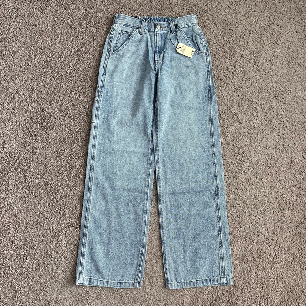 Levi's Lightweight Baggy Wide Leg Carpenter Jeans W25 L31